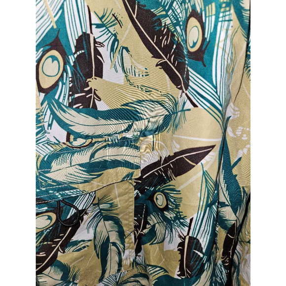 4Fatherz Swimming Trunks Size 2XL Feather Tropical Design Beach Vacation NEW - Picture 3 of 11